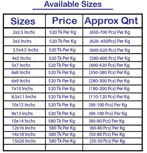 silver sachet price in bd