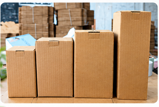 Lock Parcel Non-Printed Carton Box | E-commerce Packaging Box Bangladesh