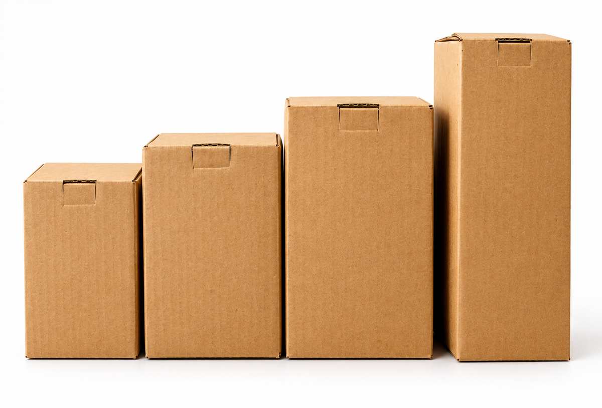 Lock Parcel Non-Printed Carton Box | E-commerce Packaging Box Bangladesh
