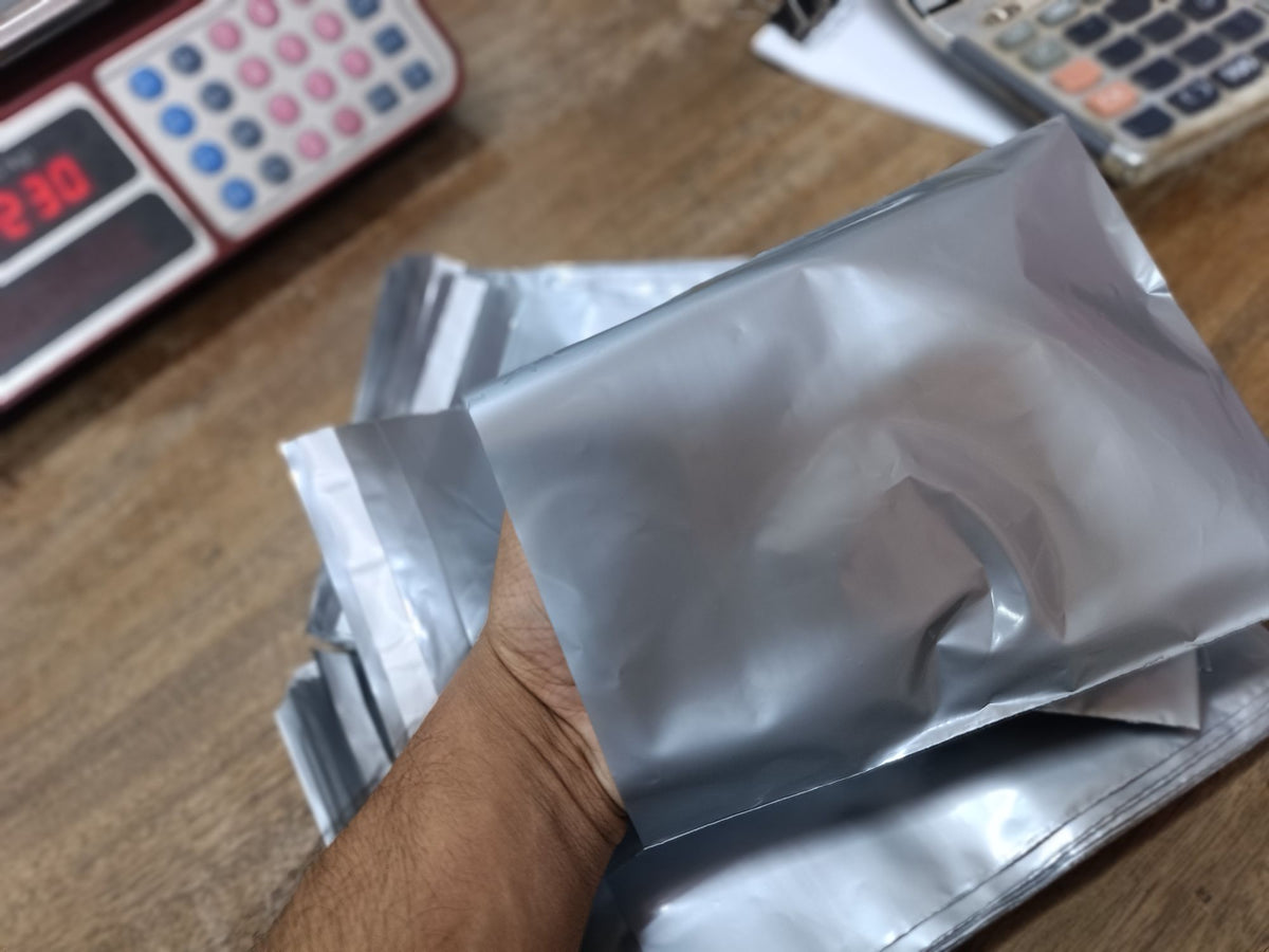 Silver Courier Bag for online business