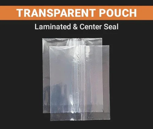 Center seal pouch for snacks and dry fruits