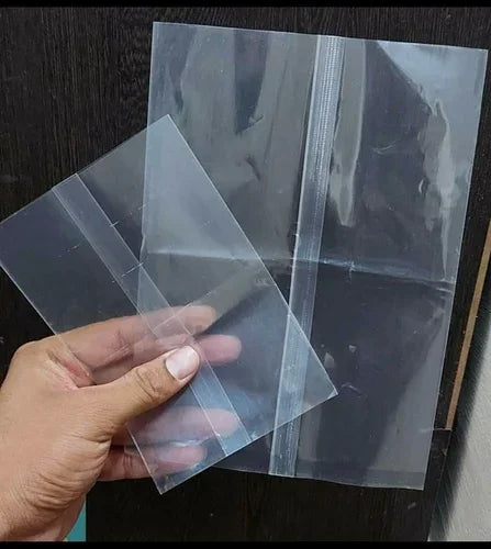 Clear center seal packaging pouch